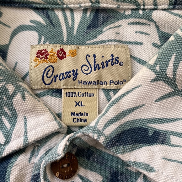 🌺Aloha! CRAZY SHIRTS - Hawaiian Polo Shirt 🌴Sweet - Picture 4 of 6